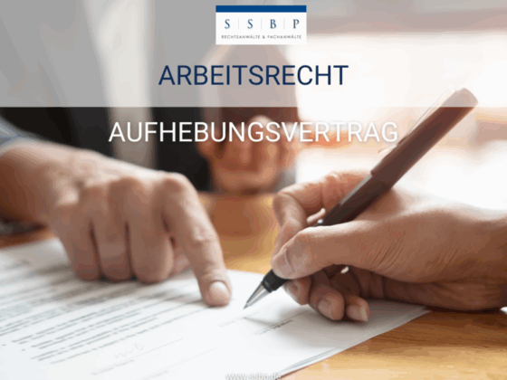 Aufhebungsvertrag im Arbeitsrecht