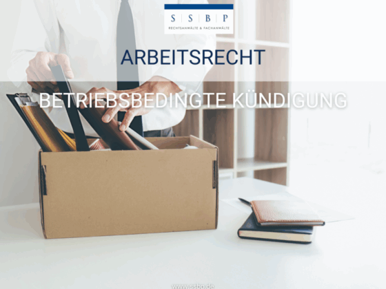 Betriebsbedingte Kündigung
